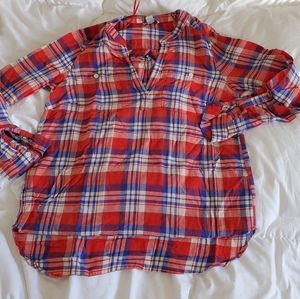 Plaid Blouse